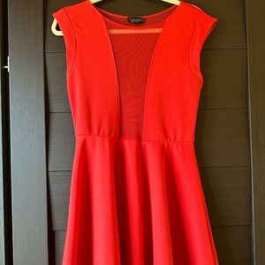 Topshop Dress with Mesh Front&Back
